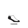 Darn Tough Vermont Men's Light Hiker No Show Lightweight with Cushion Hiking Sock (Style 1990) - Black, Large view 4