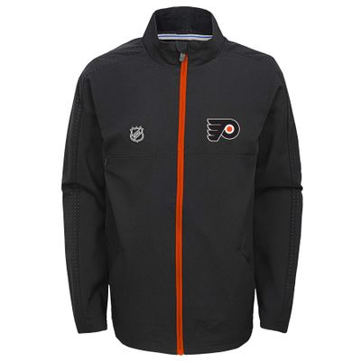 Outerstuff NHL Big Boys Youth (8-20) Prevail Full Zip Lightweight Jacket, Philadelphia Flyers Large (14-16)