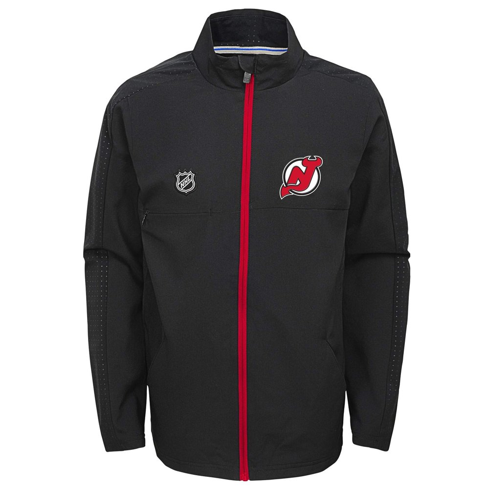Outerstuff NHL Big Boys Youth (8-20) Prevail Full Zip Lightweight Jacket, New Jersey Devils X-Large (18-20)