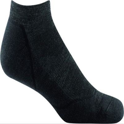 Darn Tough Vermont Men's Light Hiker No Show Lightweight with Cushion Hiking Sock (Style 1990) - Black, Medium