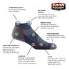 Darn Tough Vermont Men's Light Hiker No Show Lightweight with Cushion Hiking Sock (Style 1990) - Black, Medium view 3