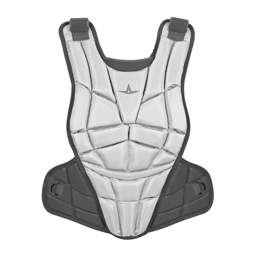 All-Star CPW-AFX-SMLWH/GPHSML AFx Fastpitch Chest Protector WH/GPH SML
