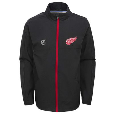 Outerstuff NHL Big Boys Youth (8-20) Prevail Full Zip Lightweight Jacket, Detroit Red Wings Large (14-16)