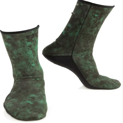 Cressi Hunter Socks 3mm, Camo Green, S