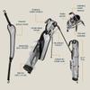 The Original Lightweight Sunday Golf Bag with Stand  Easy to Carry, Durable Pitch & Putt Bag for Driving Range, Par 3 & Executive Courses view 2