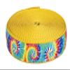Country Brook Design - Classic Tie Dye Ribbon on Gold Nylon Webbing (3/4 Inch, 20 Yards) view 1