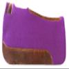 CHALLENGER Horse Saddle PAD Western Contoured Wool Felt Moisture Wicking Purple 39RT06PRP view 3