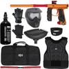 Action Village Empire Mini GS TP Level 1 Protector Paintball Gun Package Kit (Dust Orange/Dust Red, Glove Size: Large/X-Large)
