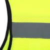 Fluorescent Yellow Reflective Vest, Reflective Night Security Vest with Mesh and Adjustable Waist for Jogging Biking Walking(Yellow) view 2