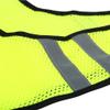 Fluorescent Yellow Reflective Vest, Reflective Night Security Vest with Mesh and Adjustable Waist for Jogging Biking Walking(Yellow) view 4