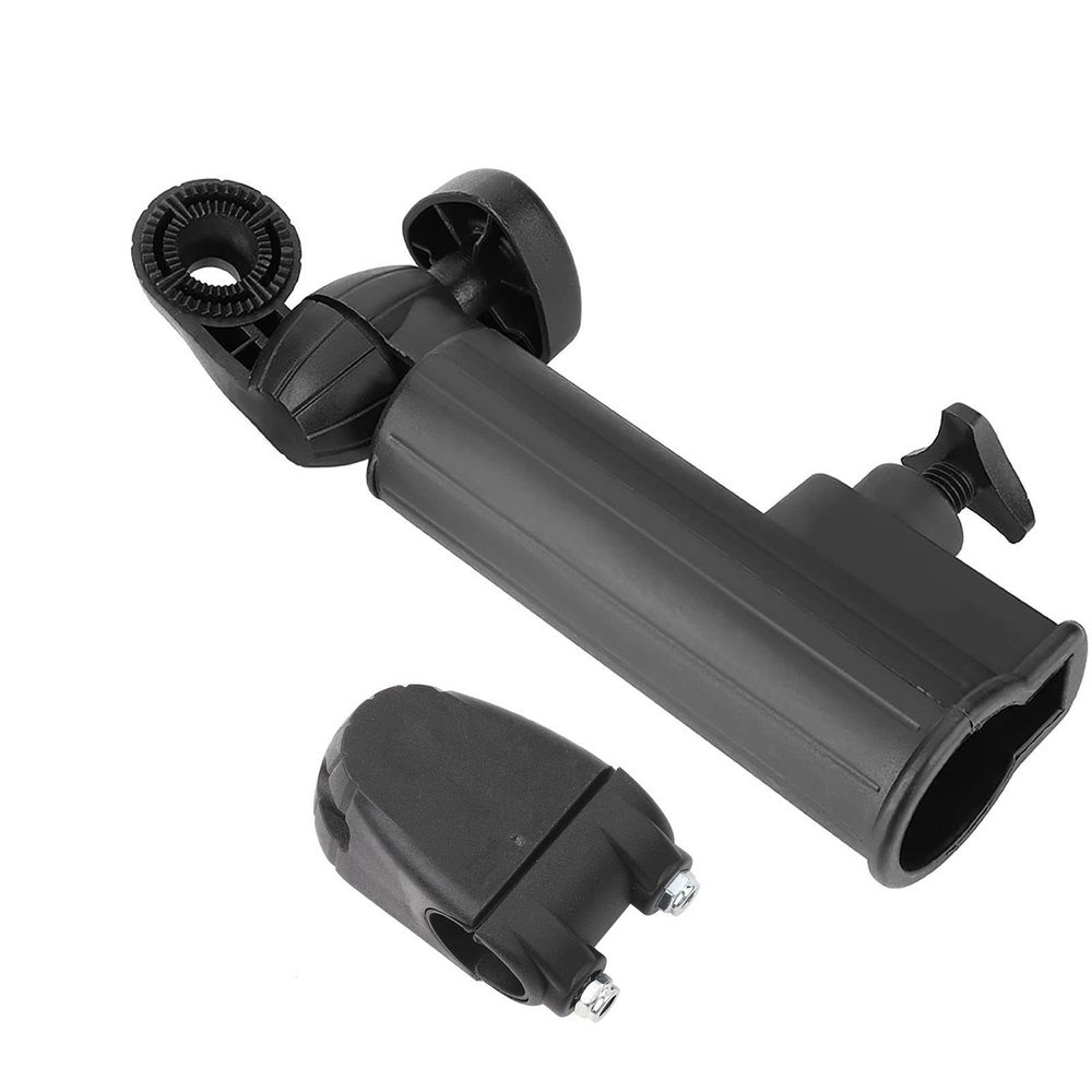 Yosoo Health Gear Umbrella Holder, Caddyk Umbrella Lder Cart Umbrella Holder, Umbrella Holder, Push Cart Umbrella Lder For Push Cart, Adjustable Black Umbrella Holder Master For Trolleys Or Other