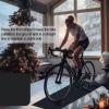 Trainer Stand, Indoor Trainer Wheel Support, Wheel for Trainer, Black Plastic Front Wheel Block, Front Wheel Trainer Stand Stabilize Support view 2