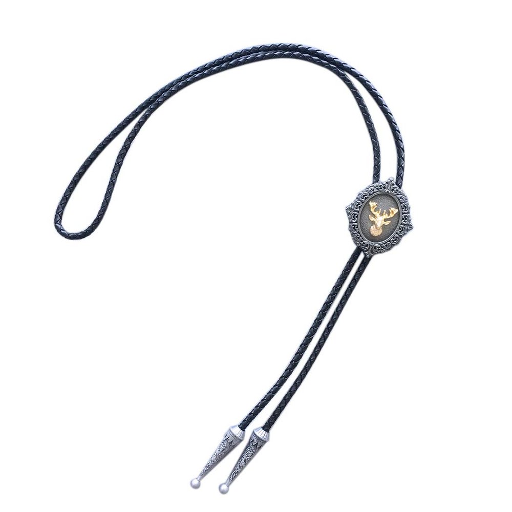 JEAN'S FRIEND Vintage Style Cut Out Deer Bolo Tie also Stock in the US