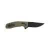 SOG TAC XR Professional Folding Knife | 3.4" D2 Tool Steel Blade & Ultra-Grip G10 Handle | Single-Handed Ambidextrous Use, OD Green view 3