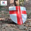 Crusader Medieval Shield - 16 Gauge Steel Battle Ready - White - One Size view 3