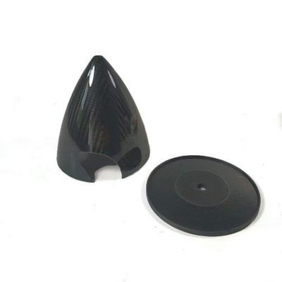 Flight Modal RC Spinner 4.25"/107.9mm Gas RC Plane 2-Blade CCW Carbon Fiber Spinner Impeller Cover Black