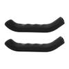 1 Pair Soft Handlebar Grips Cover, Black Brake Grip, Silicone Anti-Slip Brake Lever Covers for Mountain Fixed Gear Folding Bike(Black) view 2