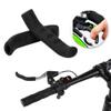 1 Pair Soft Handlebar Grips Cover, Black Brake Grip, Silicone Anti-Slip Brake Lever Covers for Mountain Fixed Gear Folding Bike(Black) view 3