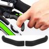 1 Pair Soft Handlebar Grips Cover, Black Brake Grip, Silicone Anti-Slip Brake Lever Covers for Mountain Fixed Gear Folding Bike(Black) view 4