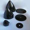 Flight Modal RC Plane Spinner 1PC 2 Blade Prop 3inch 70.2mm Carbon Fiber Spinner W/Carbon Fiber Backplate FM view 3