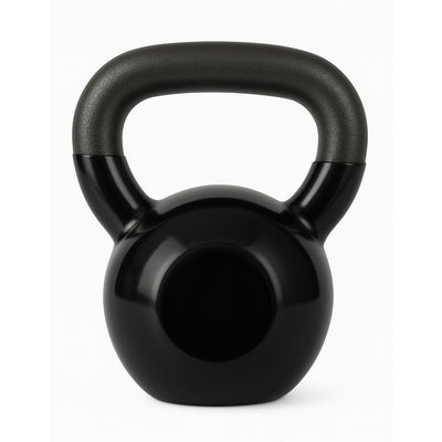Vinyl Coated Kettlebell Weights: Your Ultimate Fitness Companion for Full-Body Workouts, Strength Training, and Core Conditioning, Men and Women (15lb)