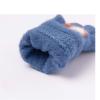 Children's Half Finger Gloves Winter Winter Boy Girl Baby Kid Kindergarten Writing Draw Show Finger Keep Warm Dinosaur 1-3 Years Old (Color : Blue) view 2