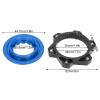 Alomejor Center Lock Adapter 6 Bolts Center Disc Brake Rotor Bike Disc Brake Center Lock Conversion Seat (Black+Blue) view 2