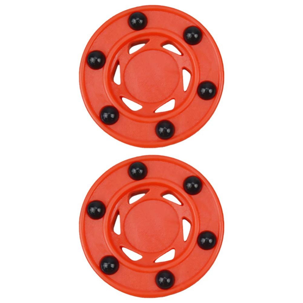BESPORTBLE 2pcs Roller Hockey Game Puck Training Puck Street Hockey Ball Stick Handling Training for Practicing