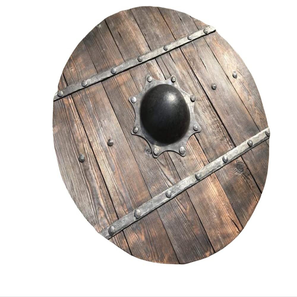ARTIZANSTORE Warrior shield, knight shield, viking shield, viking armor, viking artifact, shield, mjolnir, ancient, medieval