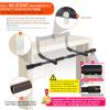 ALLY PEAKS Pull Up Bar Thickened Steel Pipe Super Heavy Duty Steel Frame Upper Workout Bar| Multi-Grip Strength for Doorway | Indoor Chin-Up Bar Fitness Trainer for Home Gym Portable (silver2) view 3