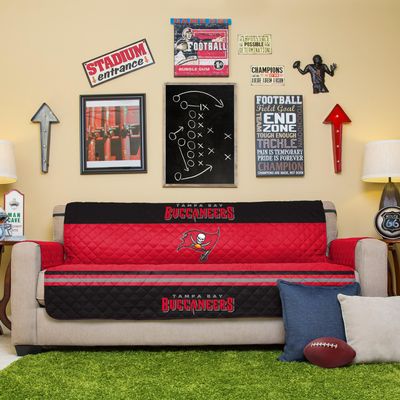 Pegasus Home Fashions Red Tampa Bay Buccaneers Sofa Protector