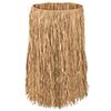 Club Pack of 12 Tropical Tan Adult Women's Hula Hawaiian Party Skirts 38" view 1