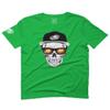 Skull Bones Cool Graphic Streetwear Good Vibe Till Death for Men T Shirt (Irish Green 2X-Large) view 1