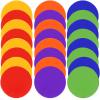 TuXHui Poly Spot Markers Flat Cones Rubber Floor Dots 9 Inch 12/18/24/30/36 Pcs Non Slip Agility Dots Rubber Circles for Gym Soccer Basketball Sports Training Dance Classroom view 1