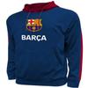 Icon Sports Mens Pullover Hoodie Officially Licensed Athletic Casual Sweatshirt FC Barcelona Football (FCB45PH, Navy, Large) view 1