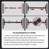 Pull-Up Bars AGYH Portable Horizontal Bar, Safe and Non-Slip Steel Pull-up Bar, Free Drilling Installation, Adjustable 90-120CM, Load 300kg view 3