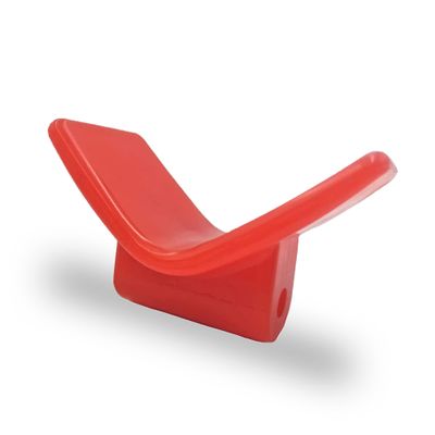 COLOFULWAY 3" Boat Trailer Y Bow Stop, Poly Marine V Bow Stop fits 3" Bracket with 1/2" Shaft