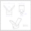 COLOFULWAY 3" Boat Trailer Y Bow Stop, Poly Marine V Bow Stop fits 3" Bracket with 1/2" Shaft view 2