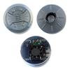 Outdoor Paintball Shooting Face Protection Gear Tactical Halloween Cosplay Horror Skull Mask with Fan - Transparent Lens - Gray view 4
