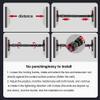 Pull-Up Bars AGYH Portable Horizontal Bar, 70-95CM Punch-Free Pull-up Bar, Upper Body Strength Training Equipment, Safe and Stable, Load 300kg view 4