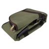 WAYNE'S DOG 52inch Padded Shotguns Carry Bag, Leather and Cotton Canvas Shotgun Gun Case with Adjustable Sling (Green) view 3