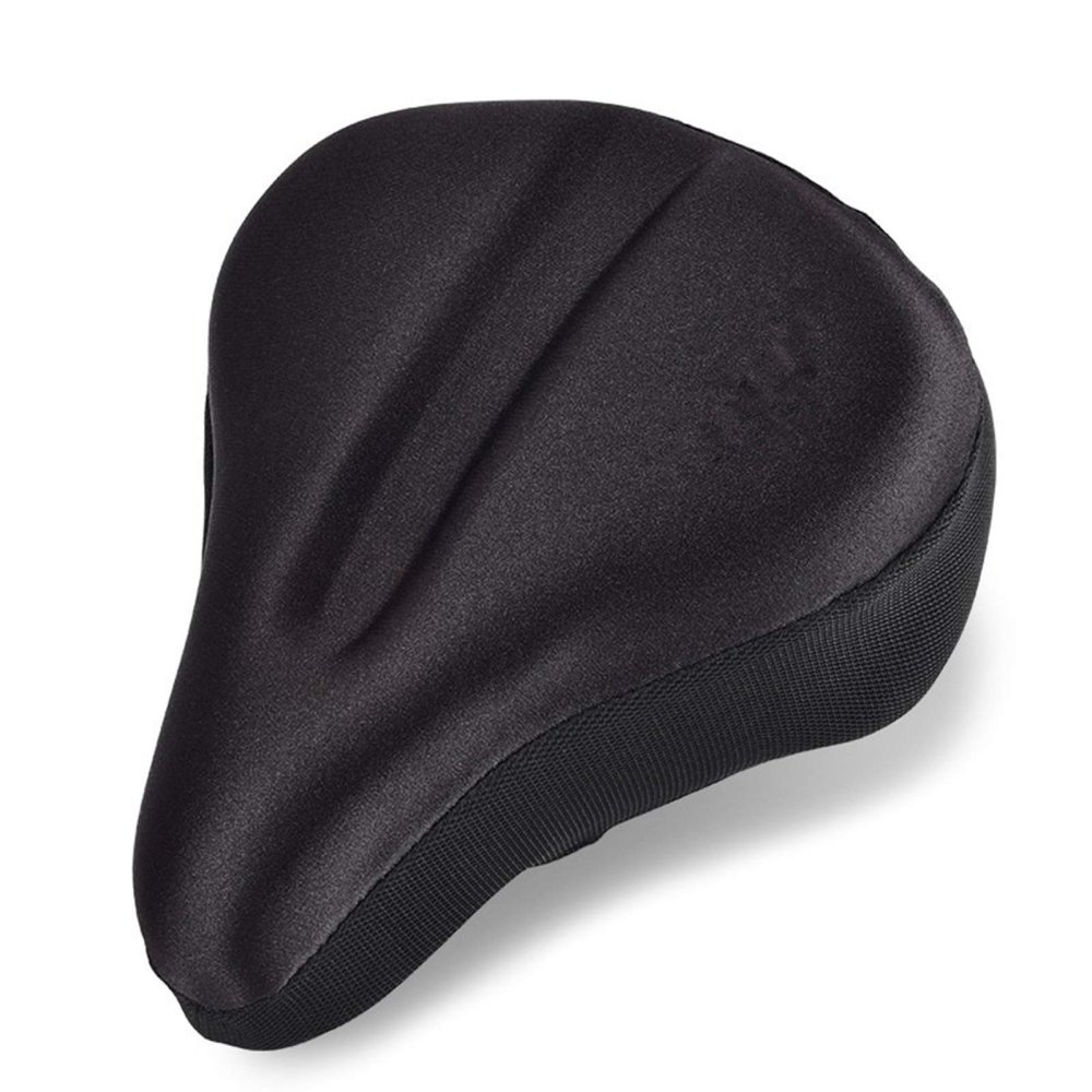 Arinda Gel Bike Seat Cover Exercise Bike Seat Cushion Cover Pad Extra Soft Gel Bicycle Seat Bike Saddle Cushion