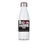 Premium White 17oz Double Walled Insulated Cola-Shaped Stainless Water Bottle/Biden Harris 2020 Truth Hope Decency view 1