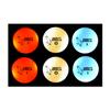 Night Eagle CV LED Golf Balls - Light Activated - No Timer - 6 Pack (2 x Red, 2 x White, 2 x Blue) view 1