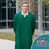 Endea Church Matte Choir Robe (51 (5'6'' - 5'8''), Emerald Green) view 2