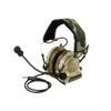 The Mercenary Company Closed-Ear Electronic Hearing Protection Earmuffs & Communication Headset (Digital Desert) view 1