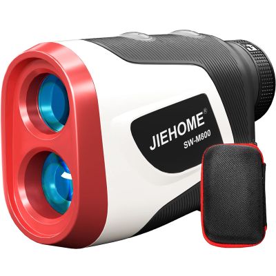 Golf Rangefinder 800Yds Laser Range Finder 6X Flag Locking Pin Vibration Slope Compensation Golfing Distance Finder Scan/Speed Measure Rechargeable Rangefinders