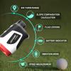 Golf Rangefinder 800Yds Laser Range Finder 6X Flag Locking Pin Vibration Slope Compensation Golfing Distance Finder Scan/Speed Measure Rechargeable Rangefinders view 2