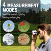 Golf Rangefinder 800Yds Laser Range Finder 6X Flag Locking Pin Vibration Slope Compensation Golfing Distance Finder Scan/Speed Measure Rechargeable Rangefinders view 3