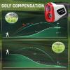 Golf Rangefinder 800Yds Laser Range Finder 6X Flag Locking Pin Vibration Slope Compensation Golfing Distance Finder Scan/Speed Measure Rechargeable Rangefinders view 4